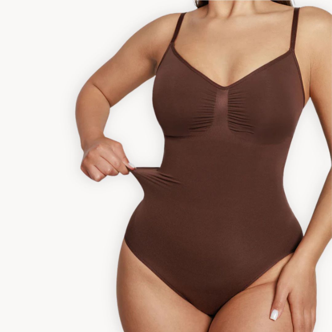 Snatched Bodysuit #Color_Dark Brown