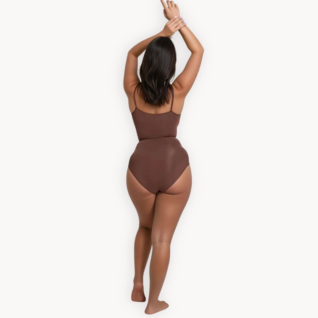 Snatched Bodysuit #Color_Dark Brown