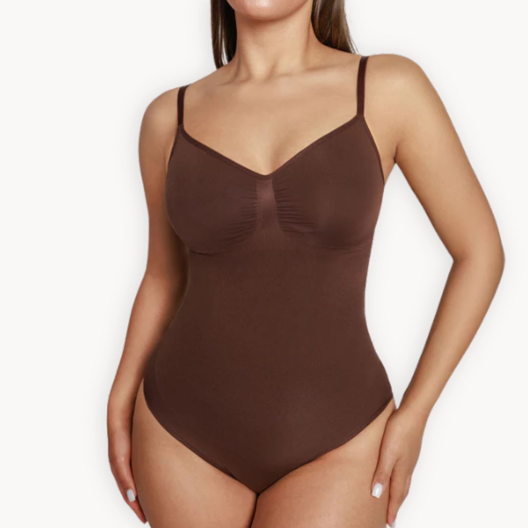 Snatched Bodysuit #Color_Dark Brown