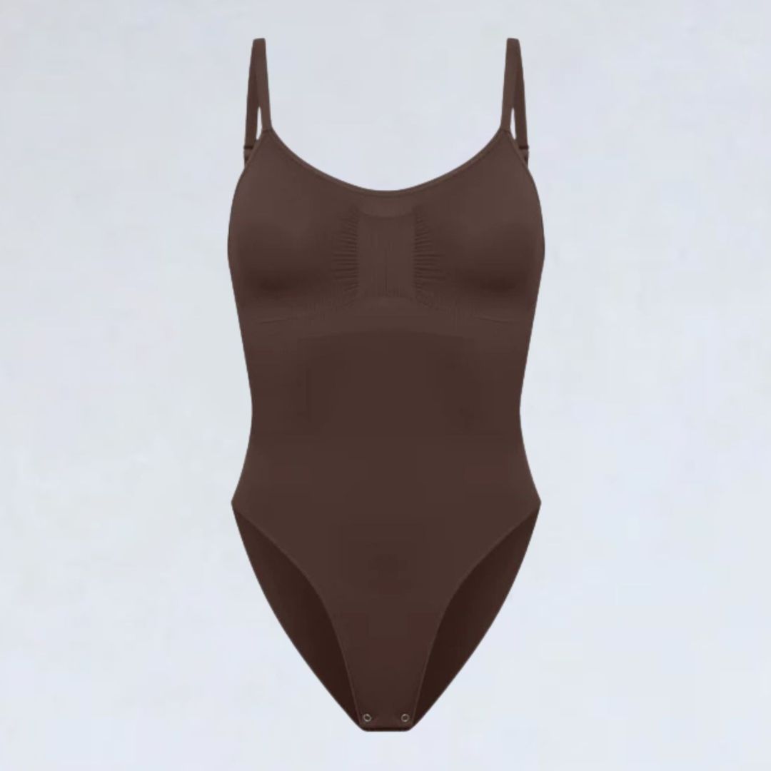 Snatched Bodysuit #Color_Dark Brown